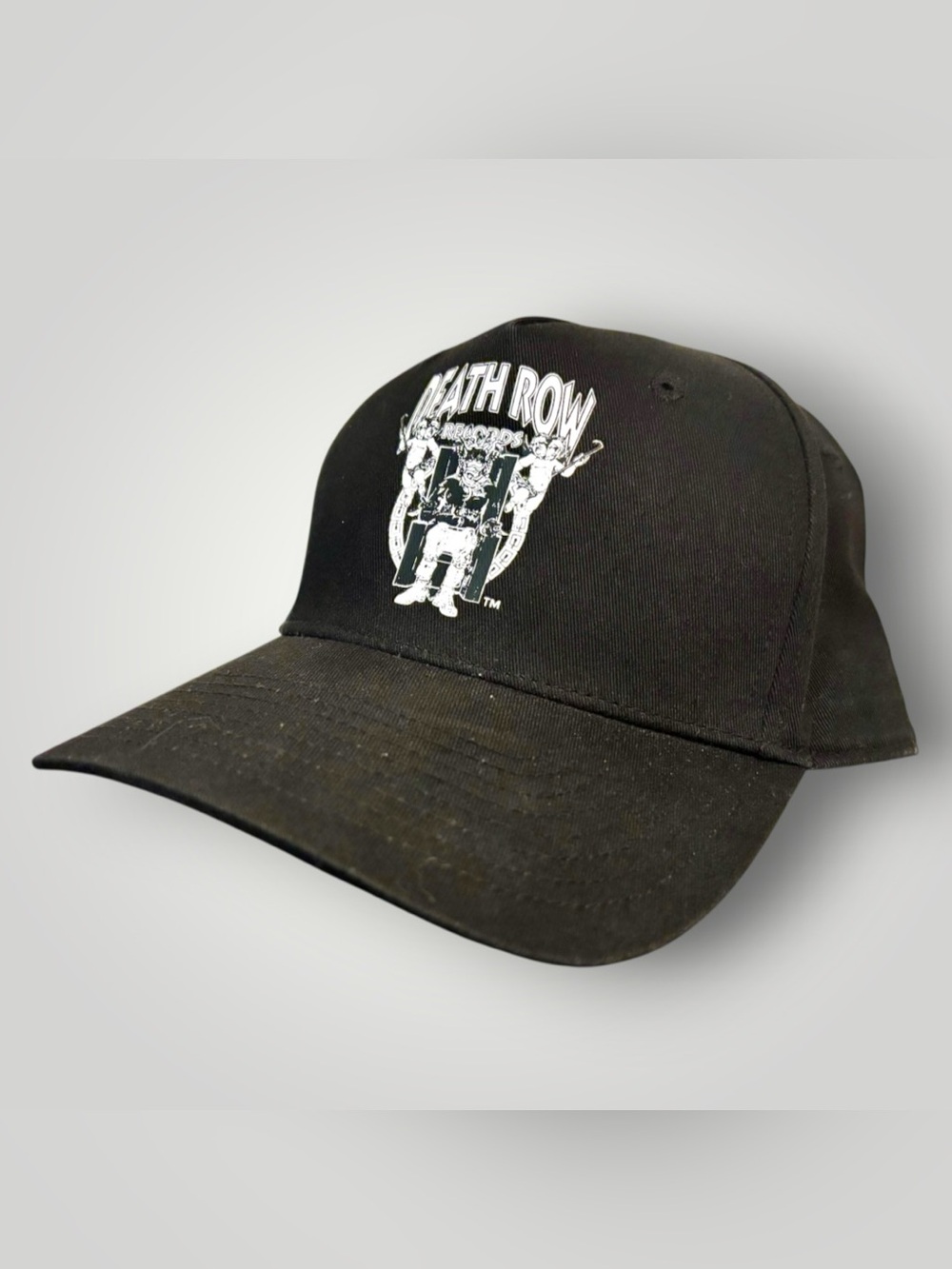Death Row Records Strapback Hat Black Hip Hop Rap Logo Cap